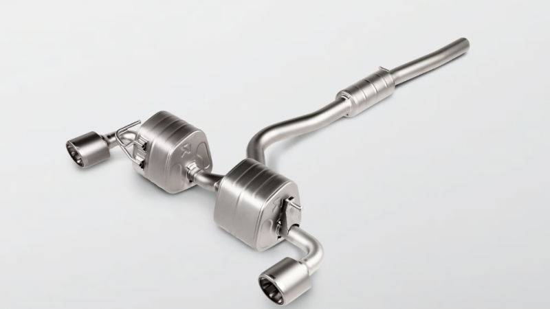 Photo of Akrapovic Slip-On Race Line Titanium Exhaust for the Toyota GR Yaris - Image 3